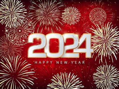 Premium Vector Happy New Year 2024 Merry Christmas