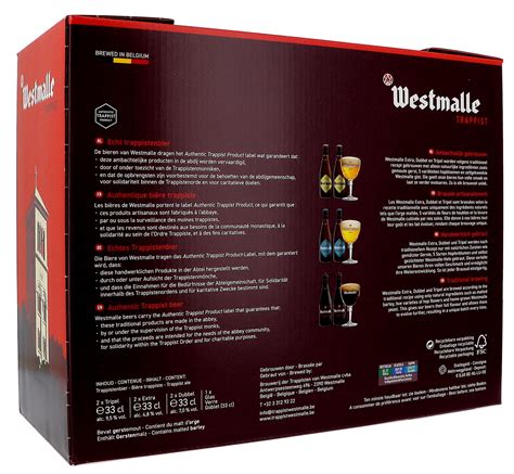 Westmalle 6x33cl Verre En Emballage Cadeau Acheter En Ligne Nevejan