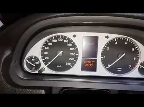 How Do You Reset The Service Indicator Light On The Mercedes B Class