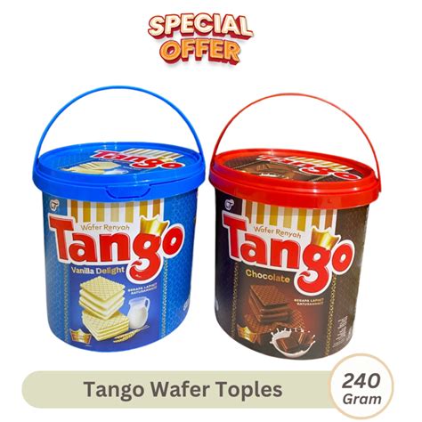 Jual Tanggo Jar Wafer Lebaran Tango Wafer Toples Gram Waffer Krim