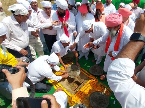 Foundation Stone Laid For Langar Hall And Yatri Niwas To Be Built At A