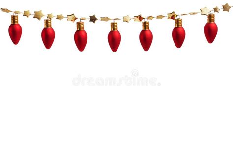 String Of Christmas Ornament Lights Stock Image - Image of holidays, glass: 27210793