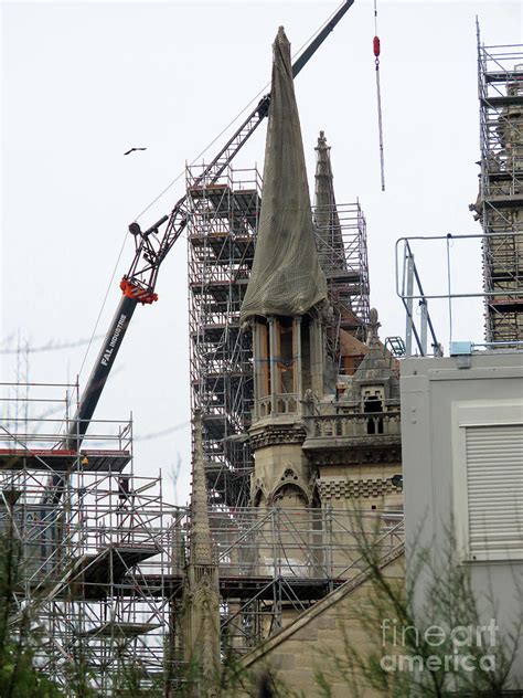 Notre Dame Cathedral Rebuilding Photograph By Steven Spak Fine Art