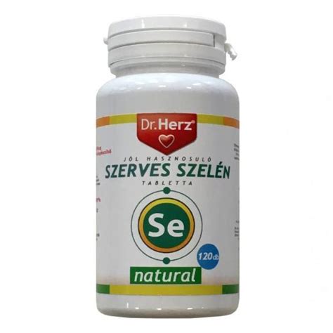 Vásárlás Dr Herz Szerves Szelén 100mcg tabletta 120db