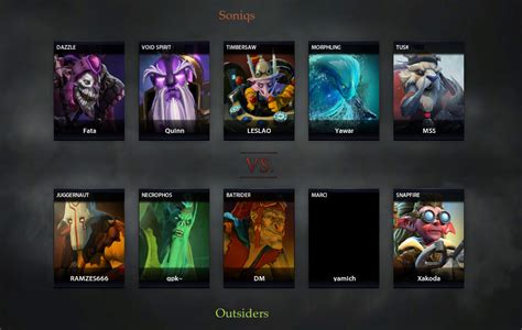 SQ Vs Outsider Match 08 08 2022 On PGL Arlington 2022 Dota 2