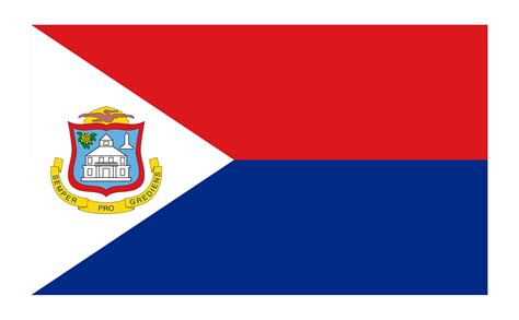 Bendera Sint Maarten (Flag of Sint Maarten)