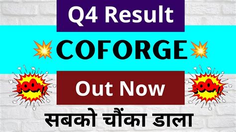 Coforge Q Result Coforge Q Result Coforge Share Latest News