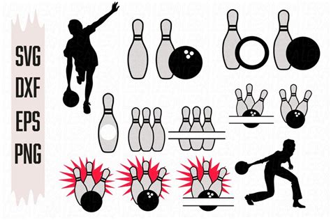 Bowling Svg Bowling Monogram Svg Bowling Ball SVG