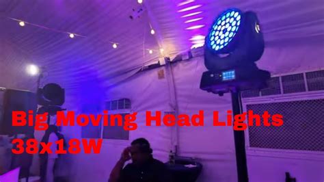 Shehds Lighting Company Unboxing And Testing X Moving Wash Led Rgb