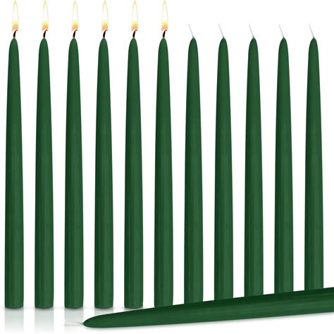 Amazon Solid Color Taper Candles Unscented Set Of