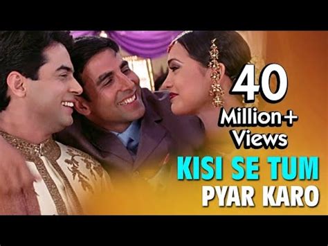 Kisi Se Tum Pyar Karo Andaaz Movie Akshay Kumar Lara Dutta Kumar