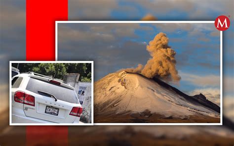 Actividad registrada por el volcán Popocatépetl HOY 25 de abril 2023