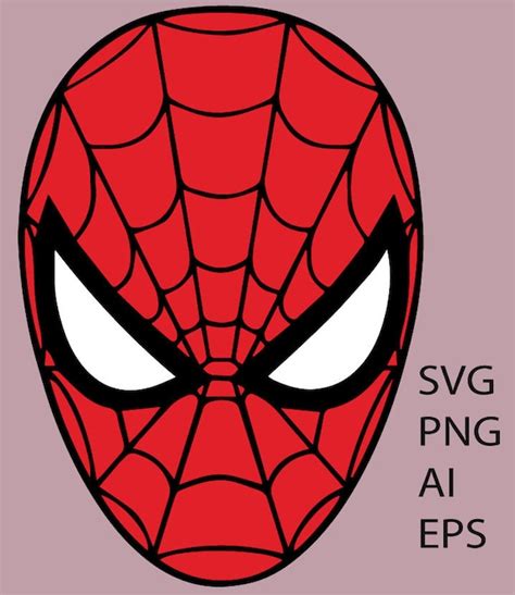 Spiderman Svg Spider-man Svg Layered Svg Spiderman Head Svg - Etsy