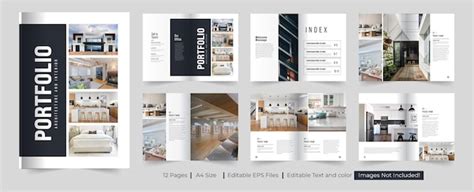 Architektur Portfolio Und Innenarchitektur Portfolio Design Premium