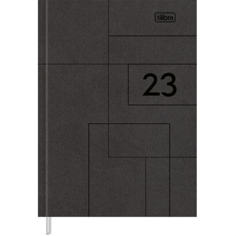 Agenda Executiva Costurada Diária 12 3 x 16 6 cm Prátika Master 2023