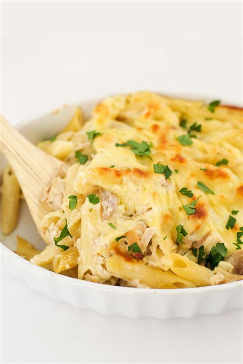 Make Ahead Meal Chicken Alfredo Casserole Make And Takes