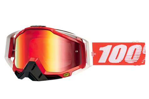 Masque 100 Racecraft Fire Red écran miroir rouge MAXISCOOT