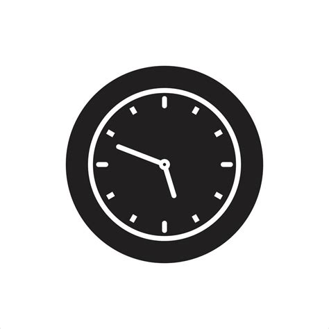 Clock Vector For Website Symbol Icon Presentation Vector Art At