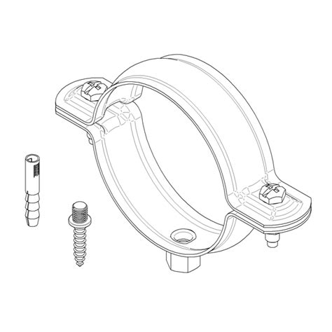 Collier Descente Cylindrique Embase X Fixation Fournie Mm