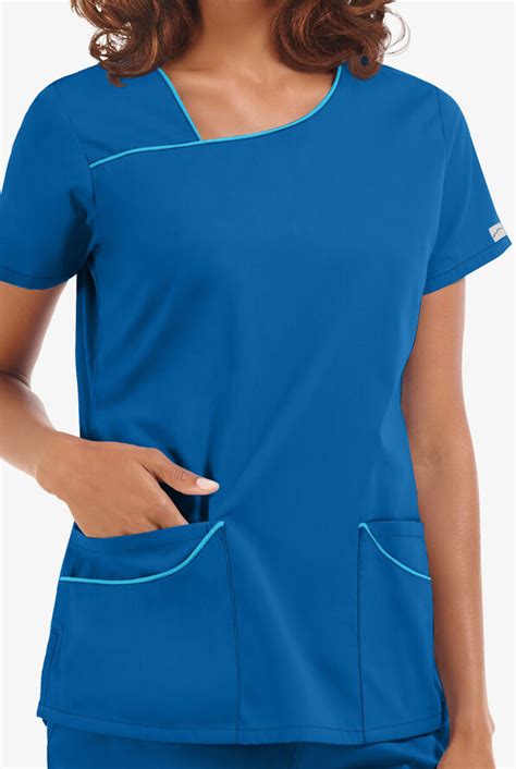 Butter Soft Scrubs By Ua Asymmetrical Scrub Top And Fashion Scrubs