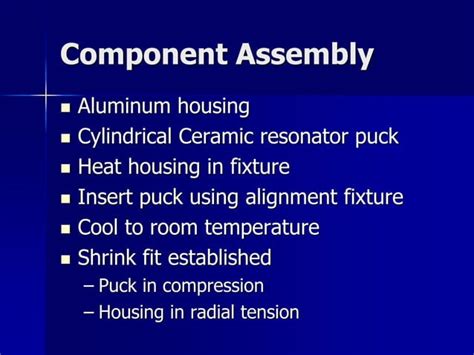 Ceramic cavity resonator | PPT | Free Download