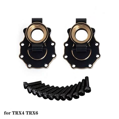 Brass Counter Weight Portal Drive Housing For 110 Rc Traxxas Trx4 Trx6 Upgrade Ebay