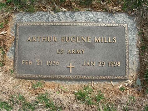 Arthur Eugene Mills 1936 1998 Find A Grave Memorial