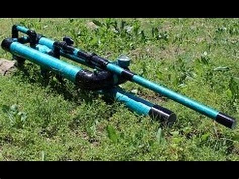 DIY Pvc Air Rifle With Cannon YouTube