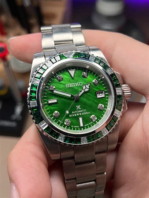 Mod Seiko Mop Emerald With Nh Movement Men S Fashion Watches