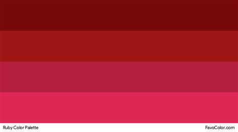 Ruby Color Palette