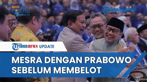 Momen Romantisme Cak Imin Dengan Prabowo Sebelum Disebut Sebut