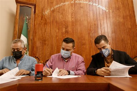 Firman La Sspeg Y El Gobierno Municipal De Ocampo Convenios De