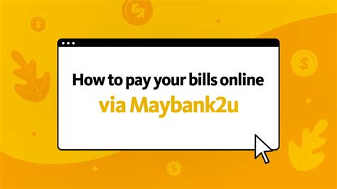 How To Pay Your Bills Online Via Maybank U Youtube