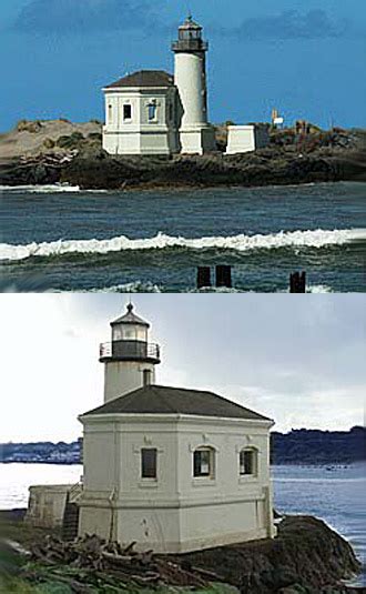 Oregon Coast Lighthouses On Pacific West Coast