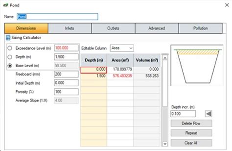 Come Calcolare La Pendenza Del Bacino In Infodrainage