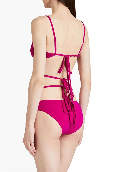 Christopher Esber Looped Tie Cutout Low Rise Bikini Briefs The Outnet