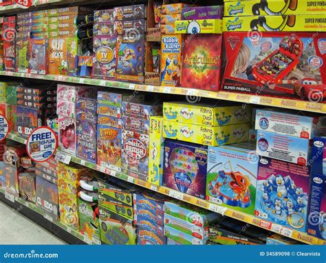 Board Games In A Toy Store. Editorial Stock Photo - Image of children, england: 34589098