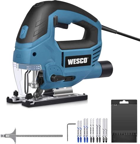 Electric Jigsaw Tool WESCO 850W Power Jig Saw With 10pcs Blades 0