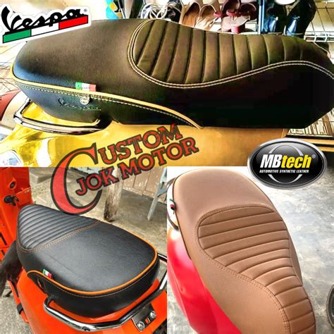 Vespa Mbtech Camaro Motorcycle Seat Leather Vespa Primavera Vespa