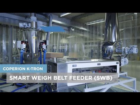 Coperion K Tron Smart Weigh Belt Feeder SWB Gentle Gravimetric