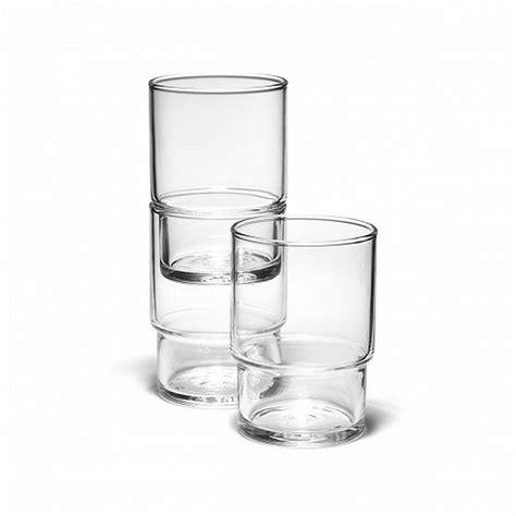 Toyo Sasaki Glass Hs Stackable Tumbler 00346hs 250ml From Abode Ny Abode New York