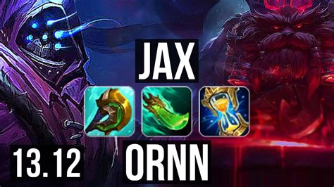 JAX Vs ORNN TOP 10 1 7 Legendary 1 1M Mastery 400 Games KR