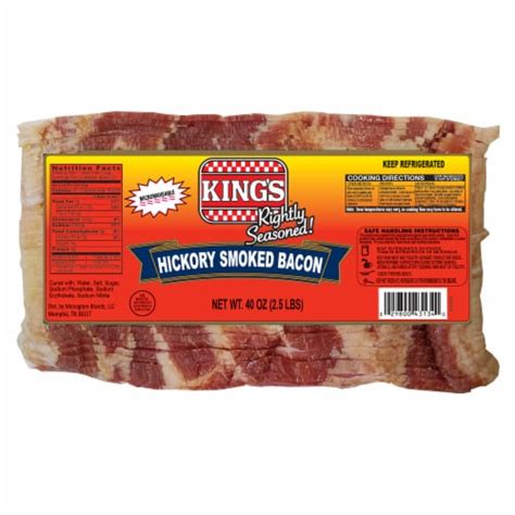 King S Rightly Seasoned Hickory Smoked Bacon 40 Oz Kroger