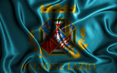 Download wallpapers Lazio flag, 4k, silk wavy flags, Italian regions ...