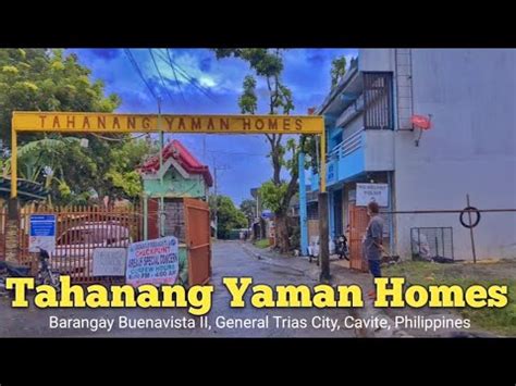 Tahanang Yaman Homes Subdivision Barangay Buenavista Ii General Trias