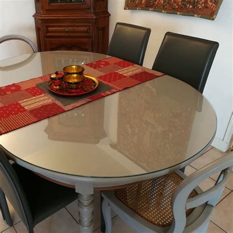 Plateau En Verre Tremp Sur Mesure Plateau De Table En Verre Securit