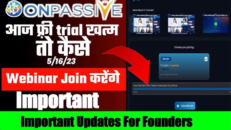 Onpassive Founders New Updates Today Onpassive Big Updates Onpassive