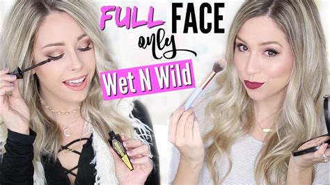 Full Face Using Only Wet N Wild Products Youtube