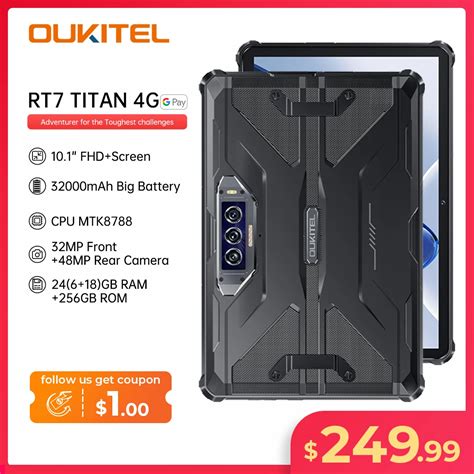 World Premiere Oukitel Rt Titan G Rugged Tablet Fhd Mah Gb