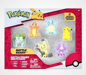 Pokémon pack 6 figurines Battle 5 cm